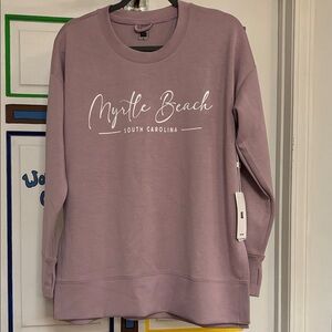 Myrtle Beach Women's Purple Sweatshirt